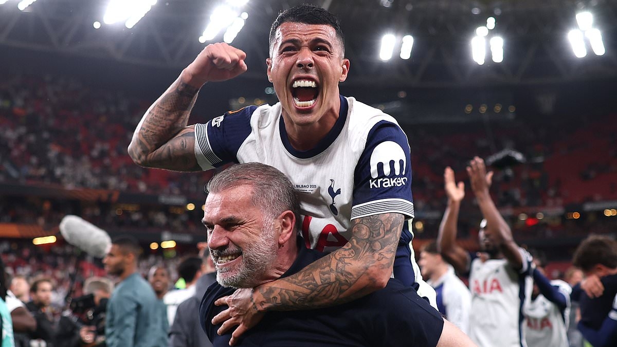 Tottenham players send emotional messages to Ange Postecoglou following his ruthless sacking