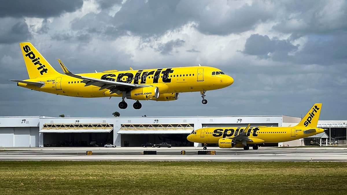 Spirit Airline passenger terrified after bomb threat evacuates them from flight to California