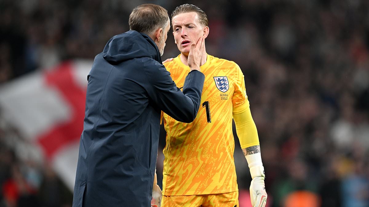 Thomas Tuchel warns Jordan Pickford 'the race is on' for England's No 1 spot... and he also has a message for Man City outcast Jack Grealish