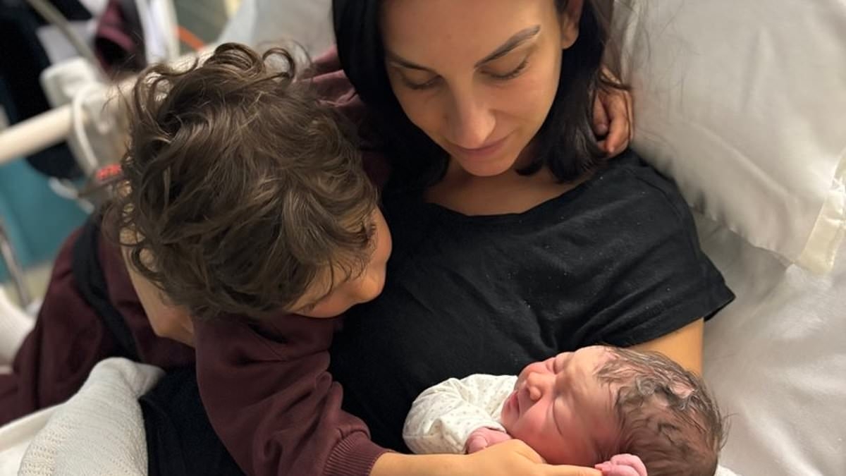7News Melbourne star Melina Sarris gives birth to second child and reveals her adorable name - following heartbreaking fertility journey
