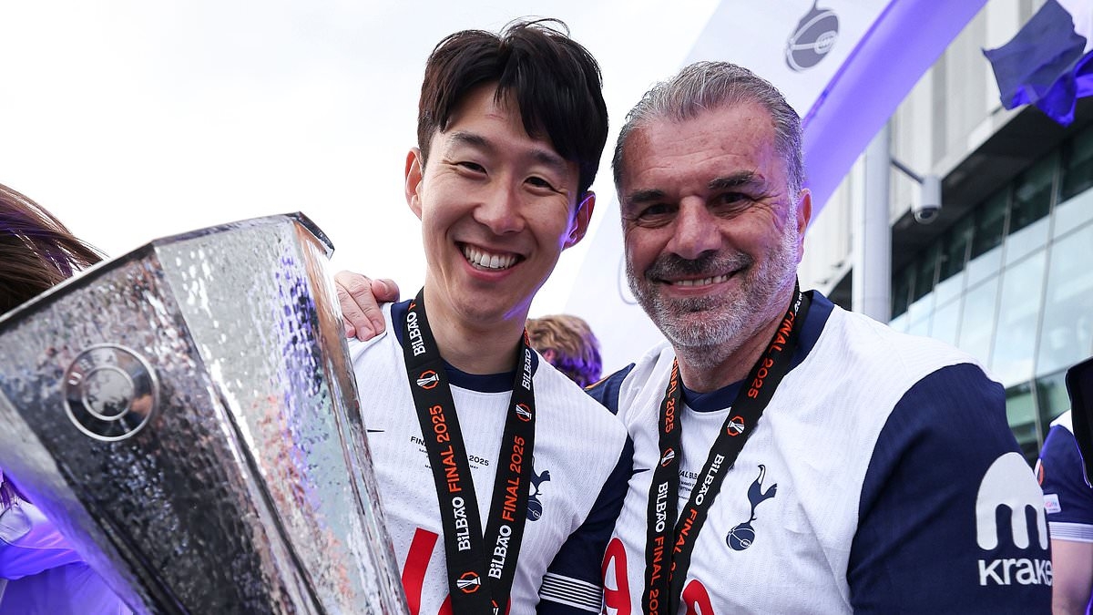 Tottenham captain Son Heung-min breaks silence on Ange Postecoglou's brutal axeing after Europa League triumph