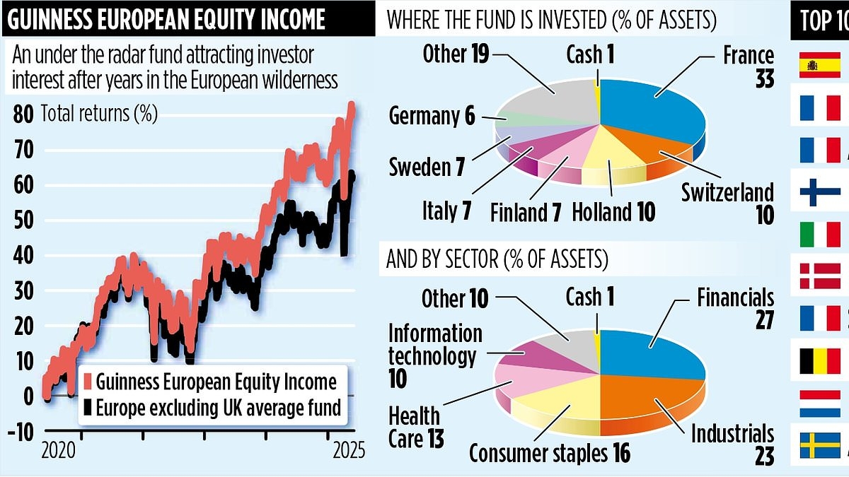 GUINNESS EUROPEAN EQUITY INCOME: Forgotten fund turning gems into £100m moneymaker