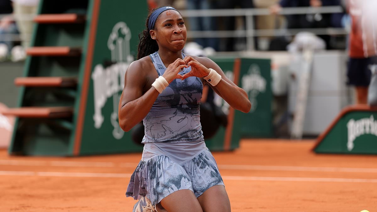 Coco Gauff throws shade at Donald Trump and opens up on 'dark times' for America after French Open triumph