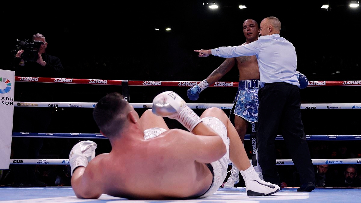 Aussie heavyweight Justis Huni suffers shock one-punch KO in interim WBA world title showdown