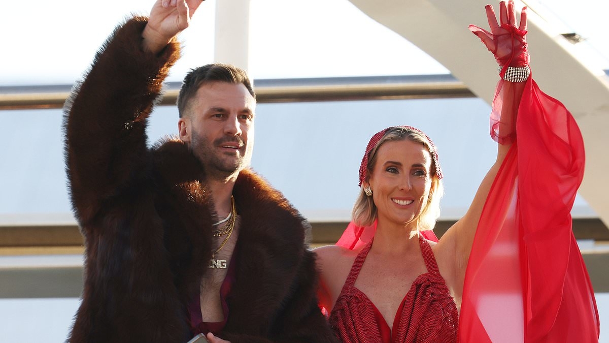Inside Beau Ryan and wife Kara's combined 40th Studio 54-themed birthday party as stars flock to Sydney Harbour to celebrate