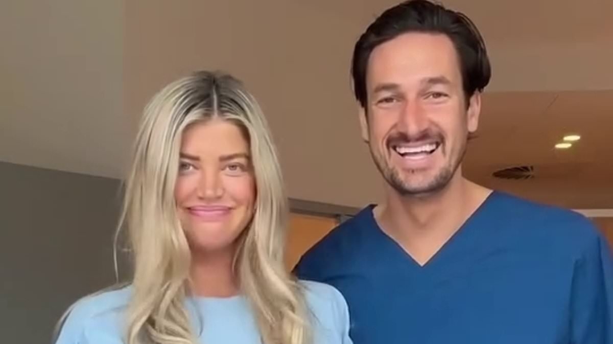Love Island star Anna McEvoy shares first photo of newborn son after giving birth: 'He's here'