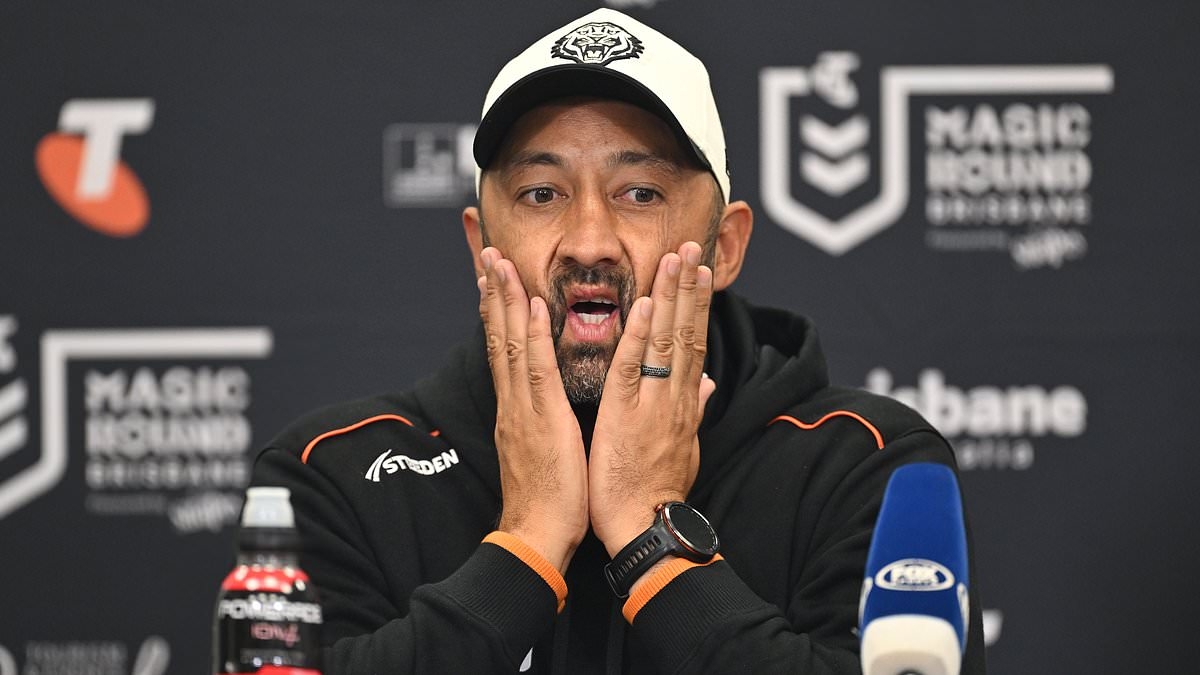 Benji Marshall fumes at match officials and claims he 'feels sorry for his players' as Nathan Cleary's Panthers have the last laugh against Jarome Luai's Wests Tigers