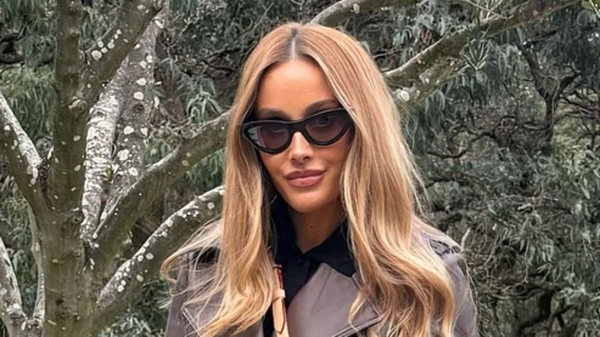 Bec Judd slips into $9000 outfit during rustic getaway with the family in Victoria's Mornington Peninsula