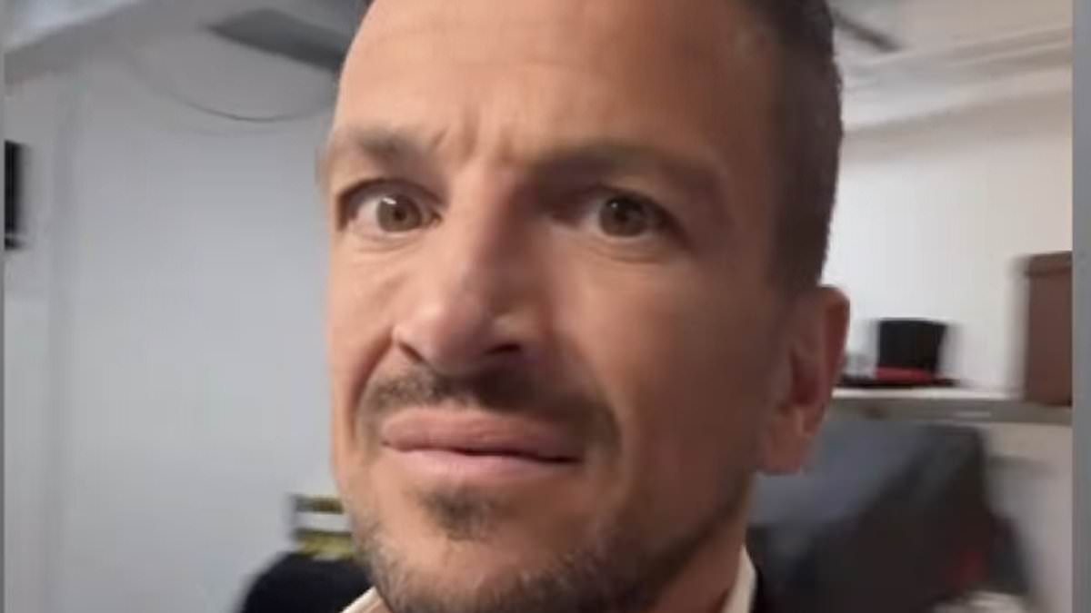 Peter Andre admits he's suffered a hilarious wardrobe malfunction after accidentally wearing his son Junior's trousers