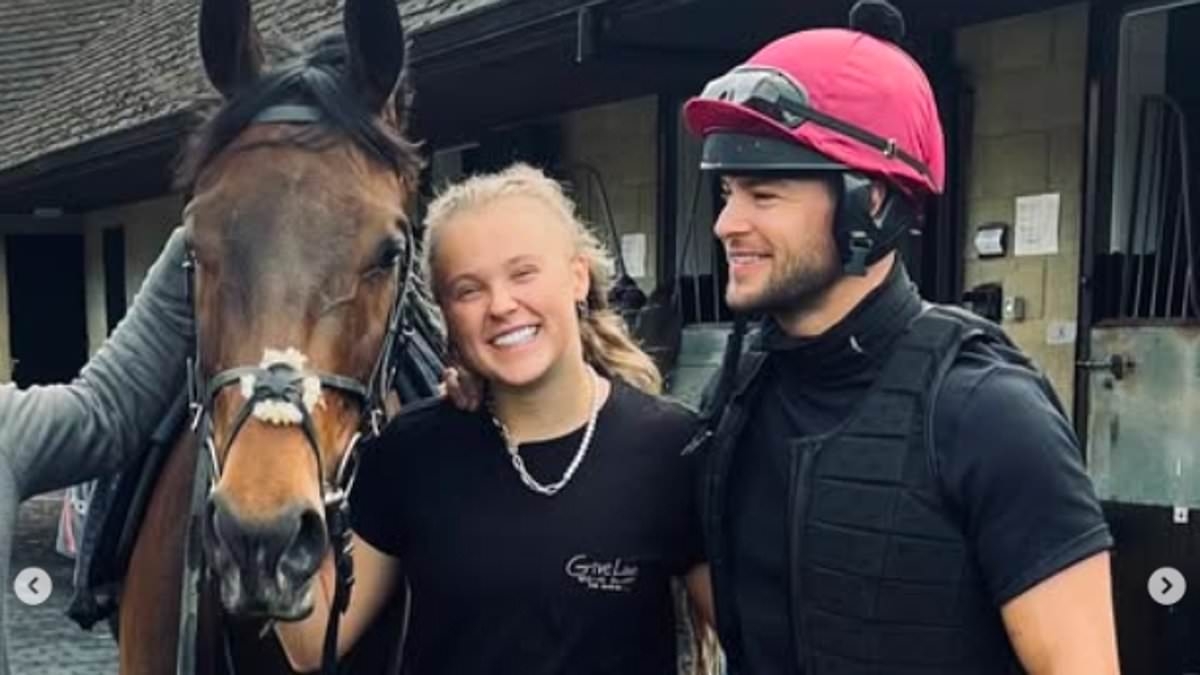 Chris Hughes' gushing four-word message for JoJo Siwa as they celebrate special day - after she shared sweet snaps of their cosy Cotswolds trip