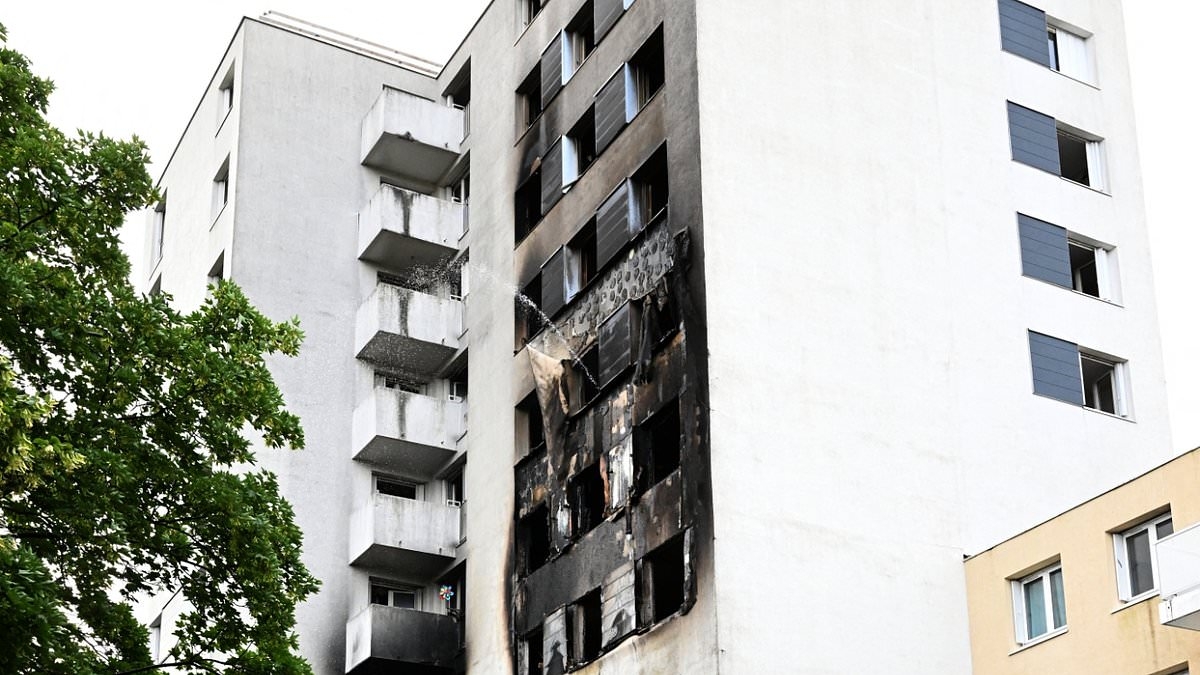 Two boys among four dead after 'e-scooter fire' tore through 10-storey housing block in France: Twenty-nine hurt