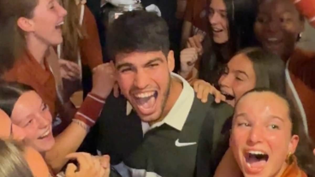 Carlos Alcaraz dances and high-fives ball kids in heartwarming moment after staging jaw-dropping comeback to beat Jannik Sinner and win French Open