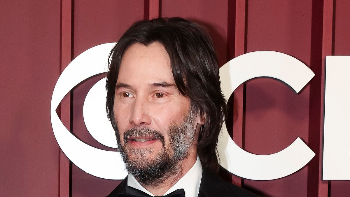 Keanu Reeves goes viral as he's STRADDLED by Broadway star during Tony Awards 2025 performance
