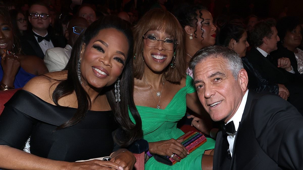 Tony Awards 2025 behind-the-scenes: George Clooney chats with Oprah while Keanu Reeves and Glenn Close reunite