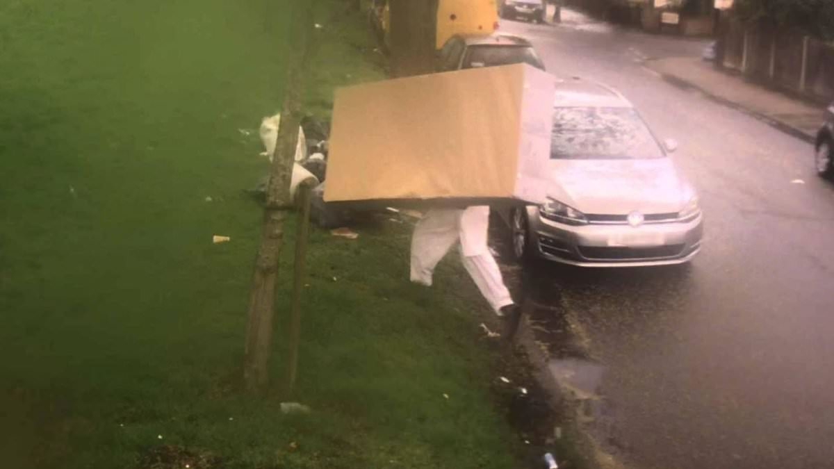 Fly-tipper is fined £4,600 after he was caught on camera dumping a bed at a roadside