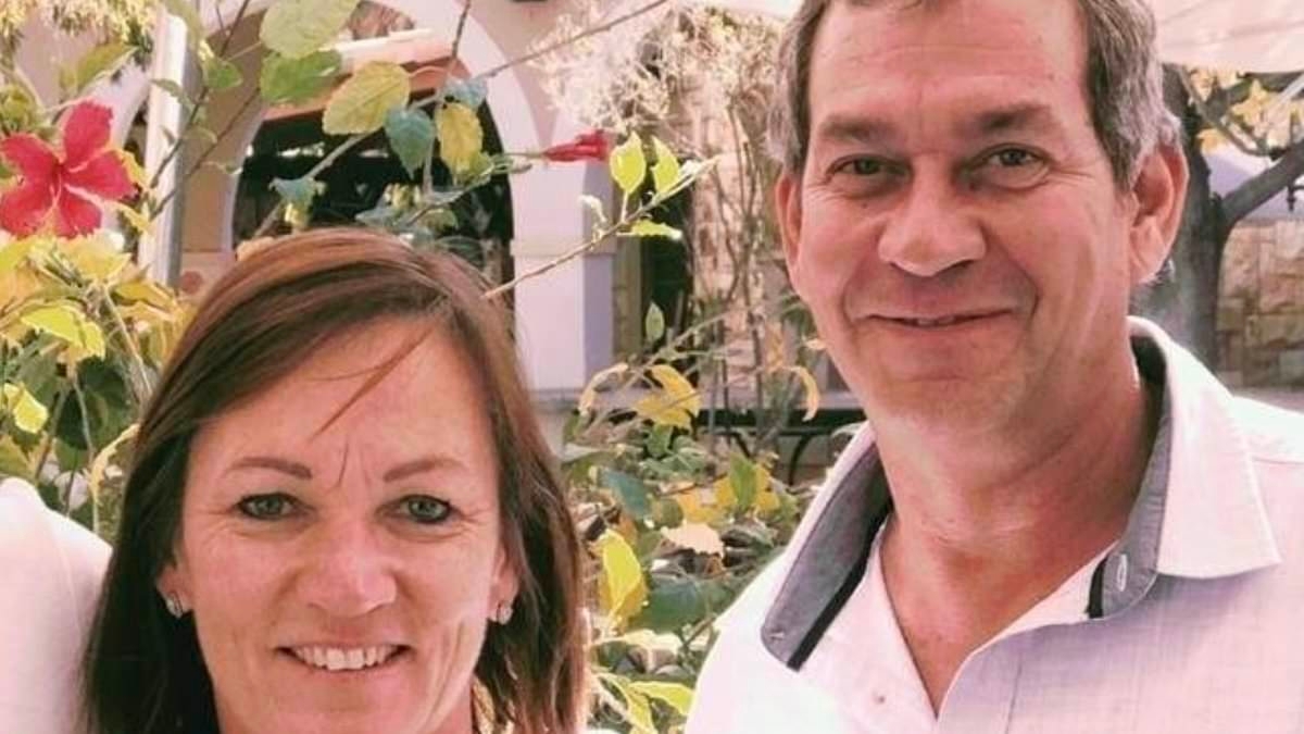 'I saw a lioness trying to EAT my husband, with his head in its jaws': Heroic wife relives moment she HIT lion in the face in doomed bid to save partner - and says she does not want the animal killed, despite his death