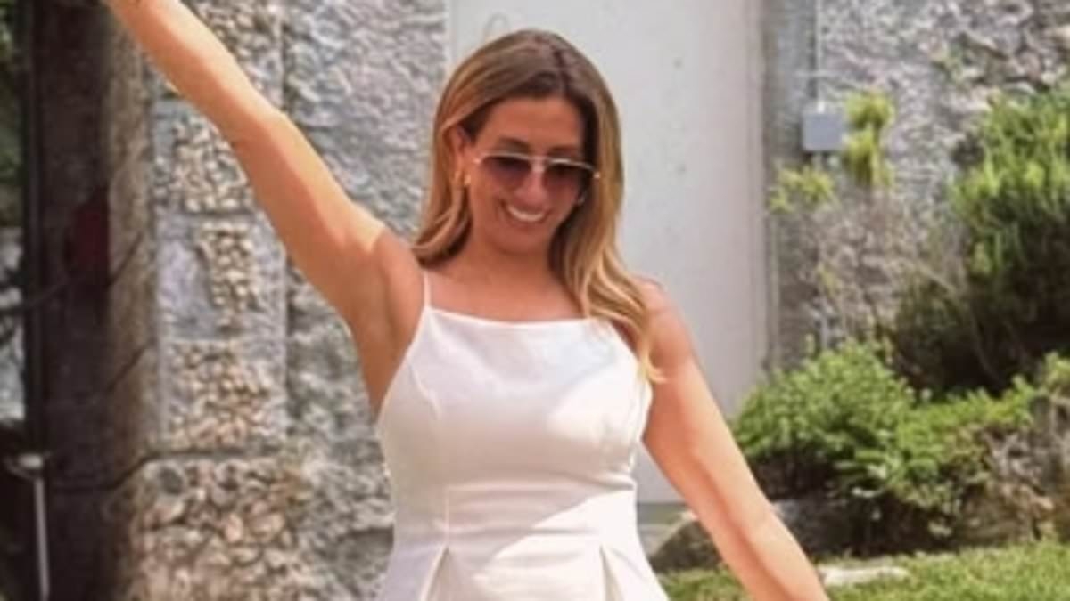 Stacey Solomon looks incredible in a little white dress as she enjoys a work trip to Lake Como