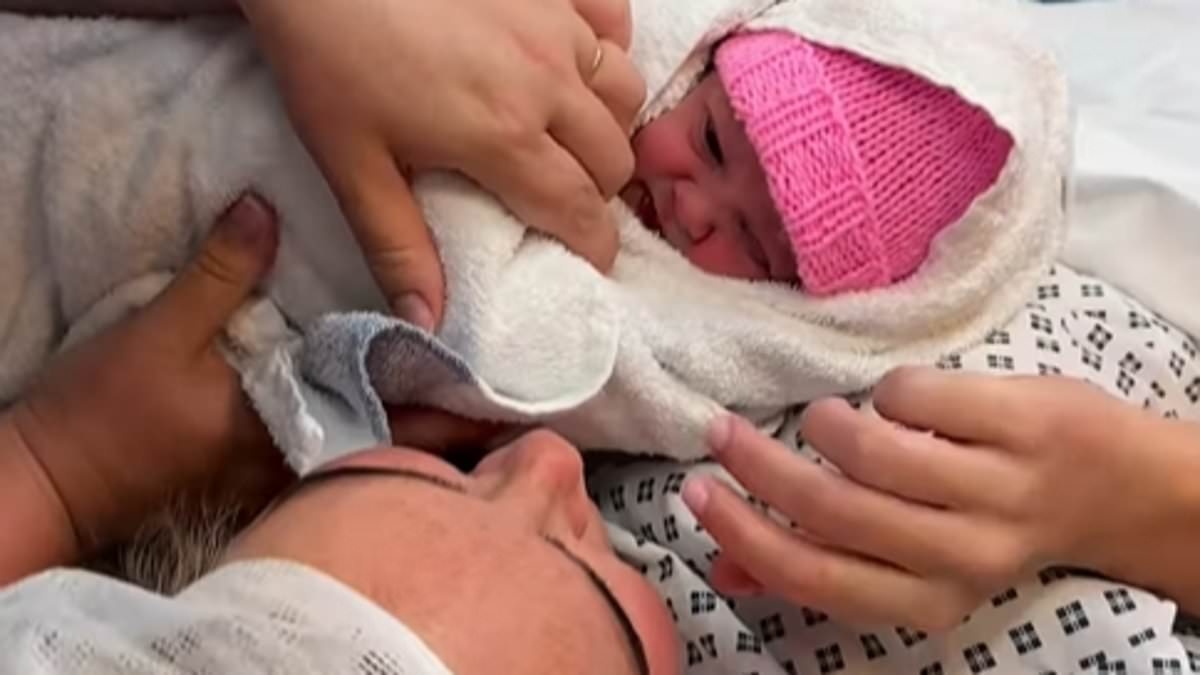 Helen Briggs gives birth to a baby girl! Ex On The Beach star welcomes fourth child with Chet Johnson as she shares sweet Instagram video