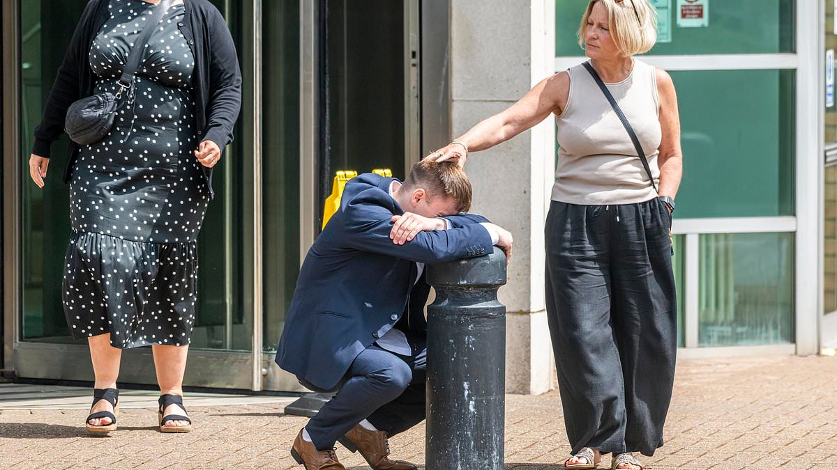 Cat killer who beat two beloved pets to death during campaign of domestic abuse against ex-girlfriend weeps as he avoids prison