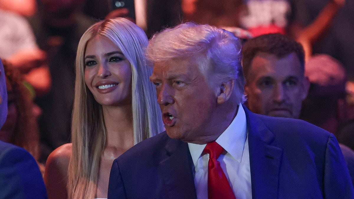 Ivanka Trump divides internet with UFC appearance alongside dad Donald as she flaunts her incredibly thin fame