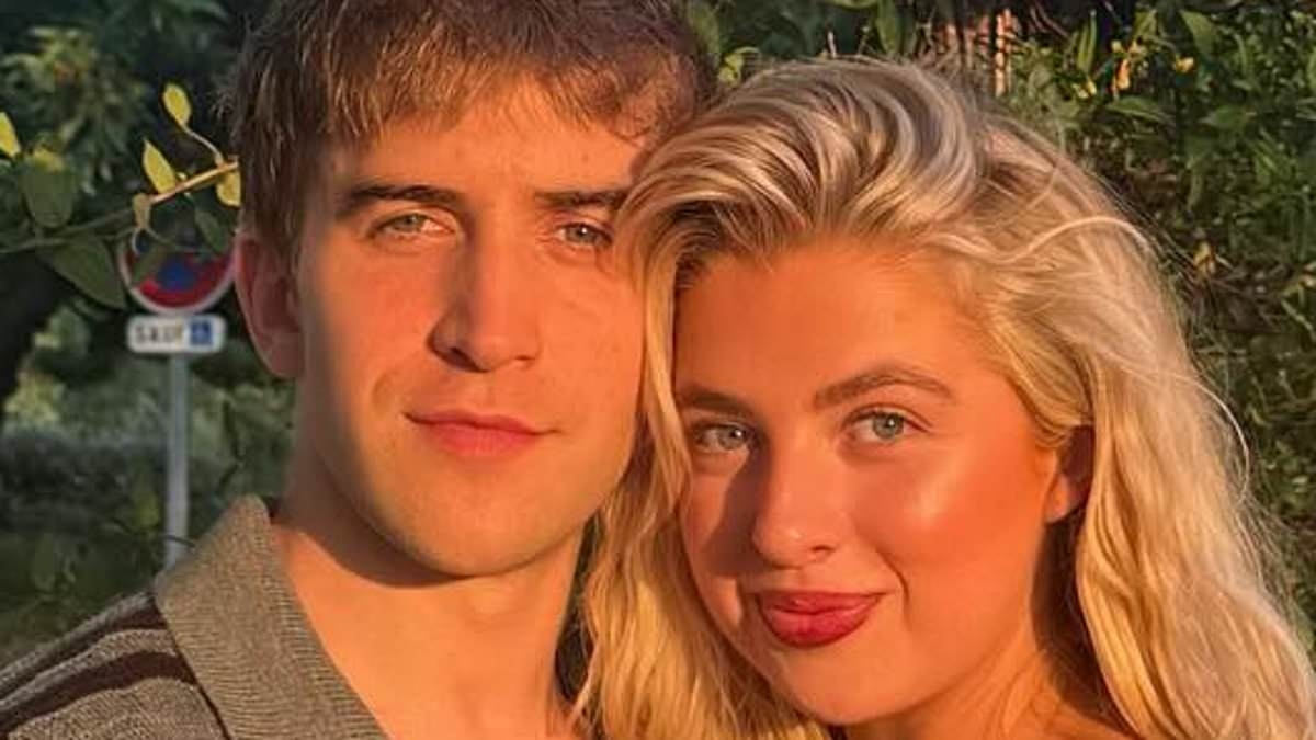 Anais Gallagher flaunts her incredible figure in a skimpy bikini as she cosies up to rarely-seen boyfriend Callum Scott Howells during French getaway