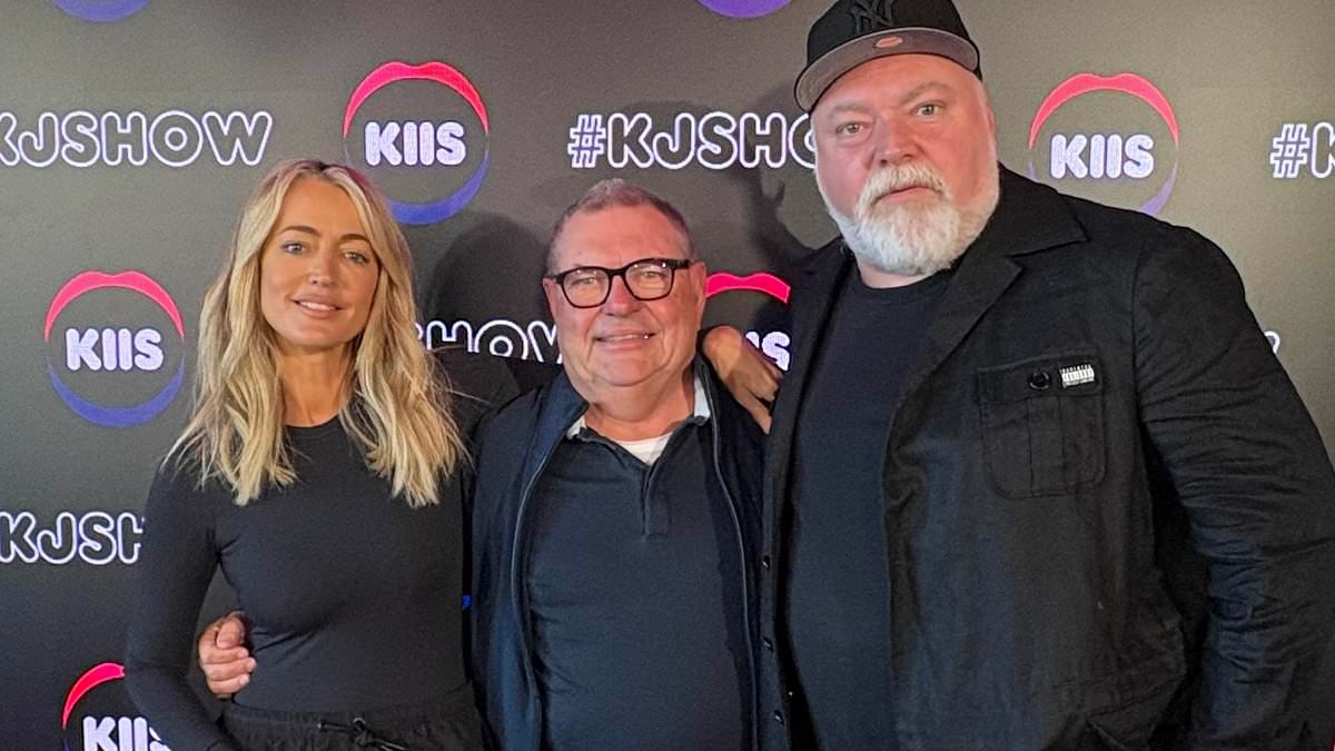 Sacked Project star Steve Price storms Kyle & Jackie O studios to confront 'nemesis' Kyle Sandilands - as radio shock jock has last laugh by holding onto his job after TV star's jabs about Melbourne ratings: 'Grubby buffoon'