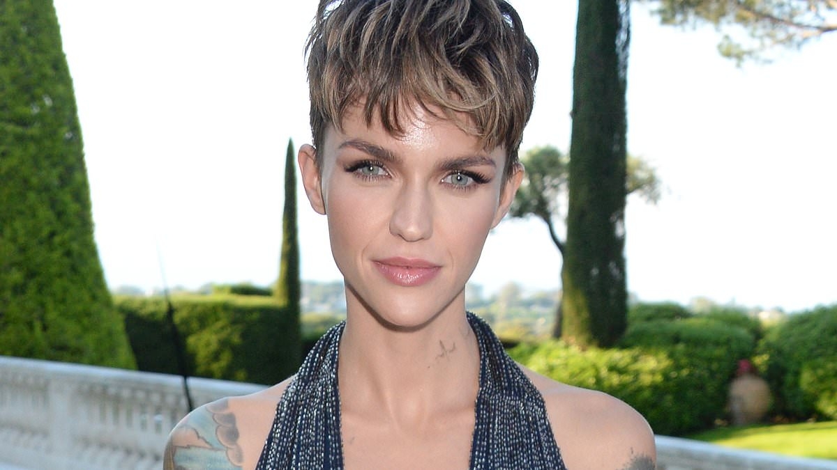 Ruby Rose emerges on a ranch with goats after she said she had to move house 'every few weeks' to stay alive because she is being followed