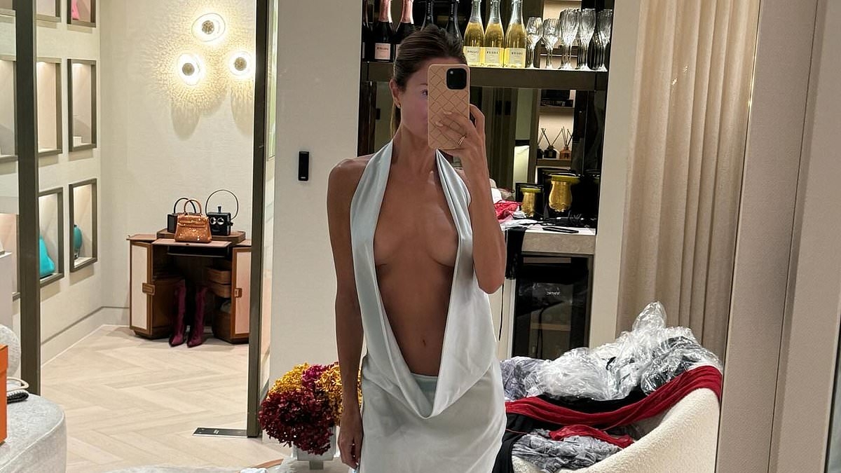 So nice she wore it twice! Dina Broadhurst risks ANOTHER wardrobe malfunction as she slips into racy gown that shocked crowd at Justin Hemmes' charity gala