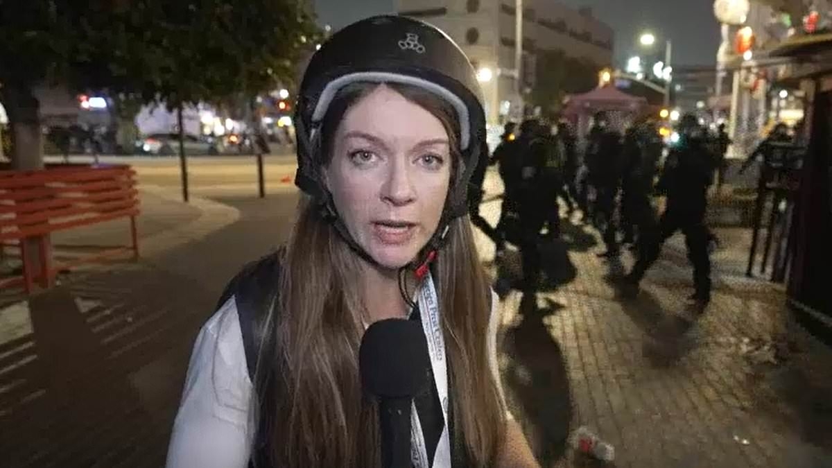 Another Aussie reporter caught in the firing line of cops as ABC star reveals how she was tear-gassed during LA riots