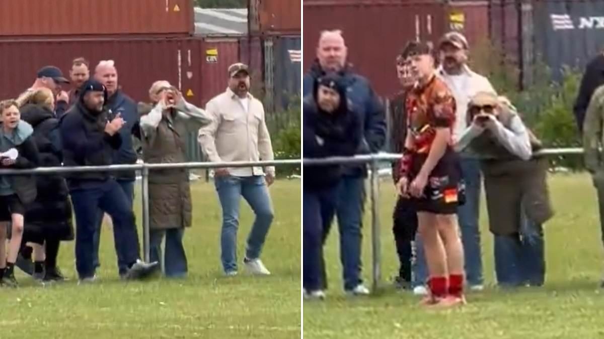 Shameful scenes as woman goes viral for 'disgusting behaviour' during junior rugby league match