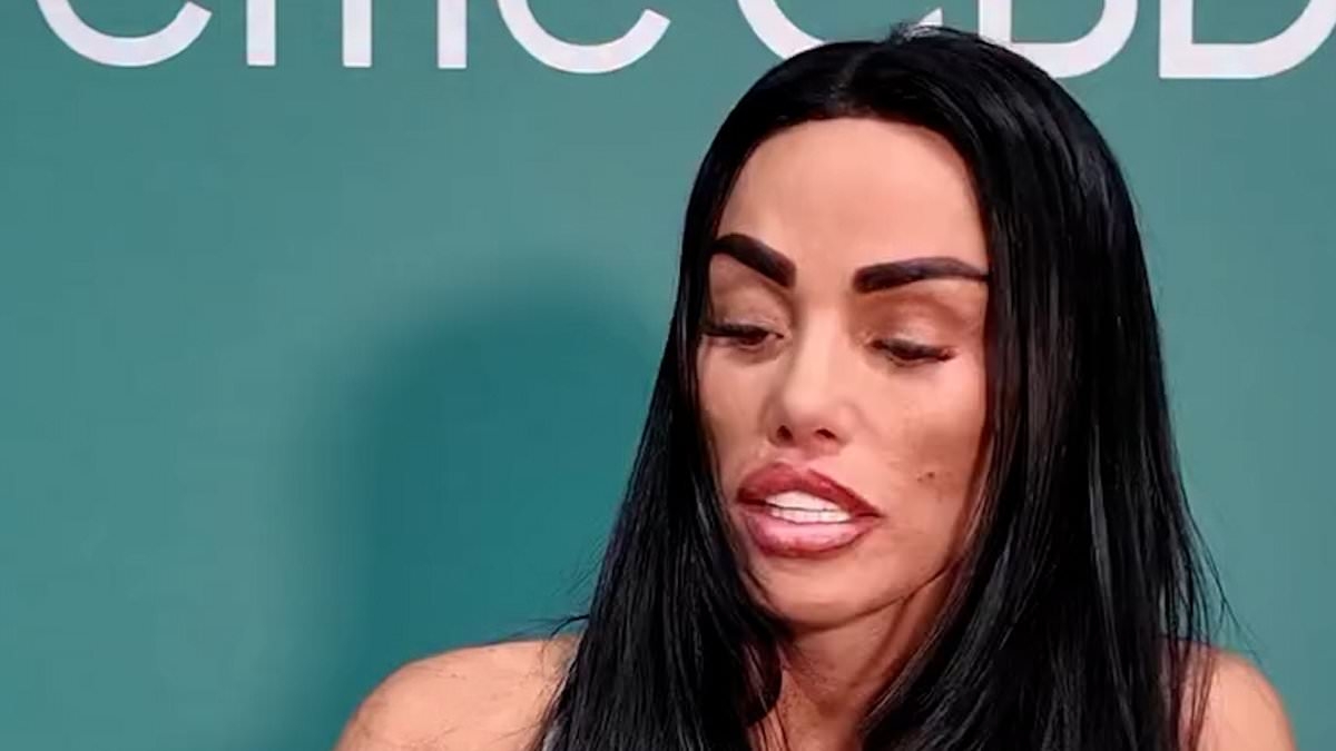Katie Price, 47, shocks fans with her extremely taut face as she advertises CBD oil in new video
