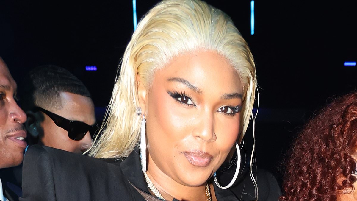 Lizzo showcases her incredible weight loss in a tight leather corset and black mini dress at the BET awards - weeks after refusing to reveal how many pounds she's dropped