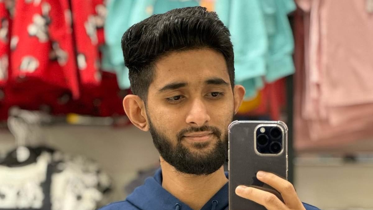 Husband, 26, 'casually walked off' after stabbing his wife to death as she pushed their seven-month-old baby in a pram, court hears