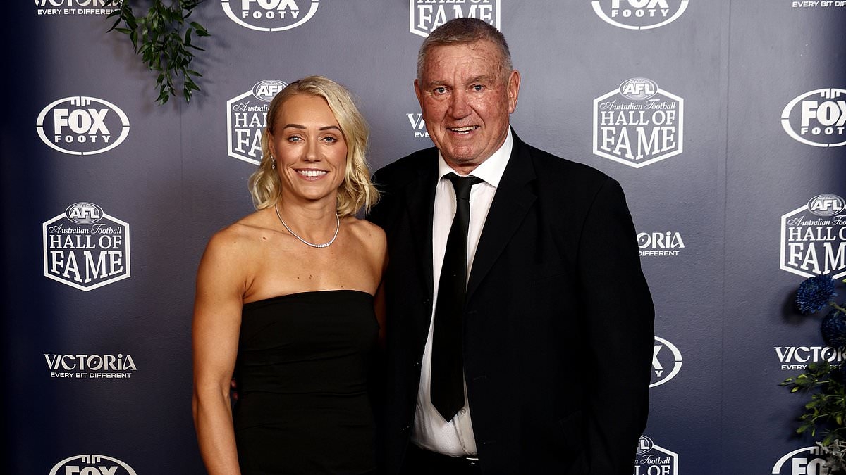 Footy great brings Crown Palladium to tears with emotional tribute to her dad as she sets new AFL Hall of Fame precedent