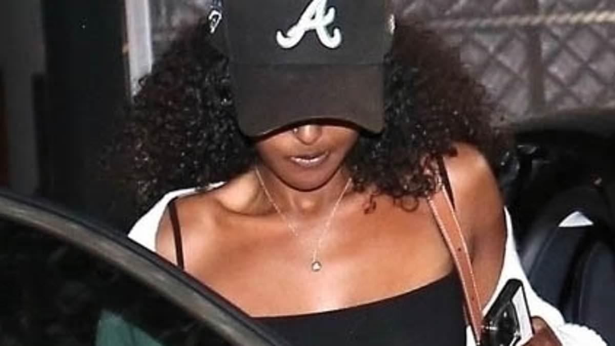 Angelina Jolie's daughter Zahara, 20, flashes a diamond ring on her wedding finger as she is seen on a flirty date