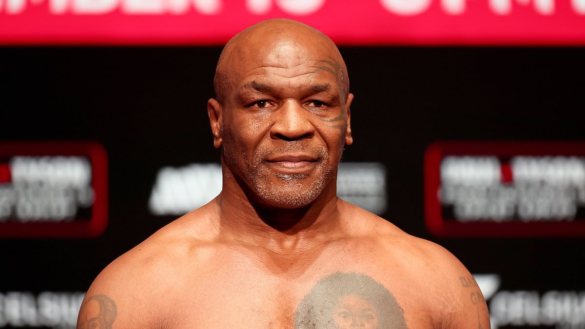Mike Tyson posts bizarre AI-produced 'White Mike' portrait - and fans all say he looks like famous fight star