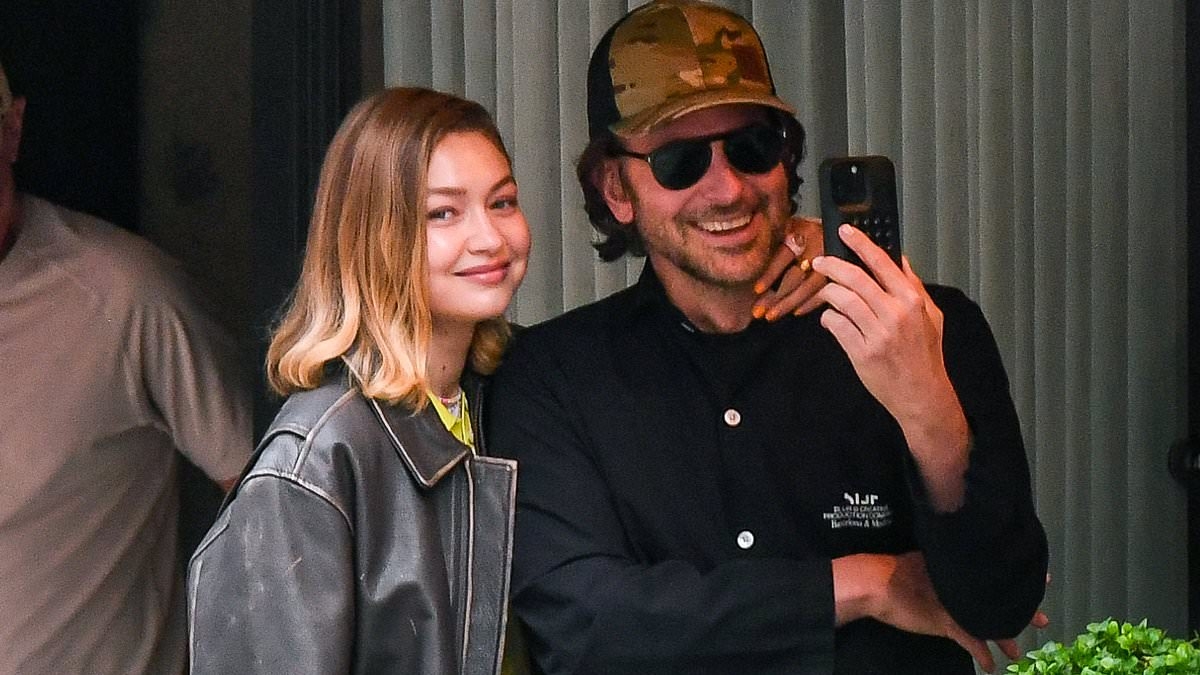 Gigi Hadid, 30, and Bradley Cooper, 50, have giddy FaceTime with huge A-list pal during loved-up outing