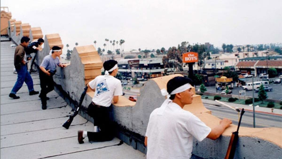 'Rooftop Korean' issues chilling threat about LA's future 30 years after Rodney King riots