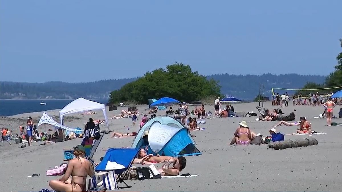 Scorching 'heat dome' descends over usually mild states as NWS warns of record temperatures