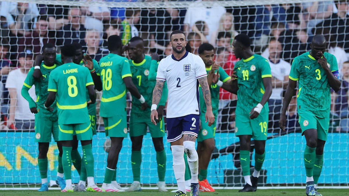 England 1-3 Senegal PLAYER RATINGS: Who is showing signs of age? And which star struggled to pose a threat?