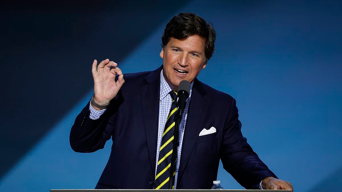EXCLUSIVE Tucker Carlson spills on Fox News feud as stars battle for Trump's attention over nuclear bomb