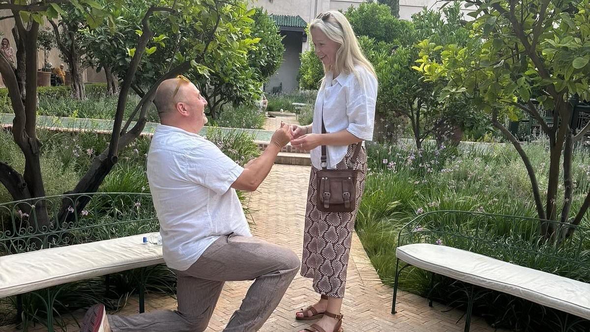 Wynne Evans is engaged! Strictly star reveals he is set to marry partner Liz Brookes after romantic proposal in Morocco