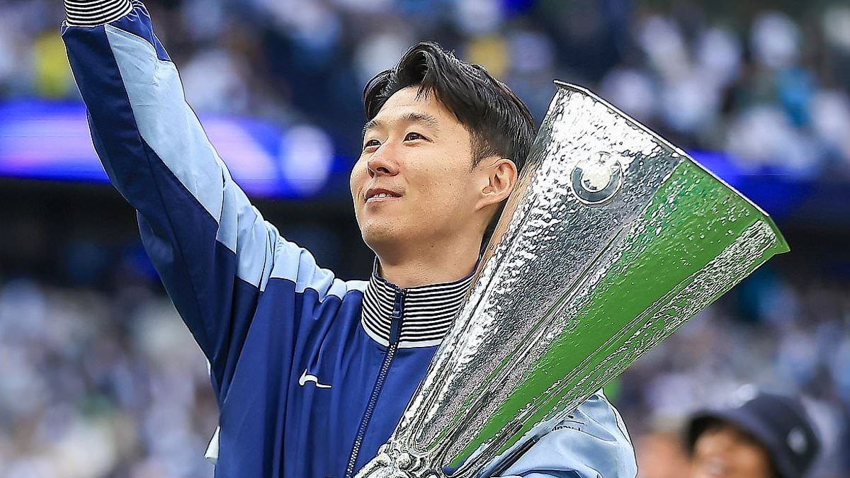 Son Heung-min drops hint on his future amid departure rumours with Tottenham star 'open to leaving on a high' following Europa League triumph