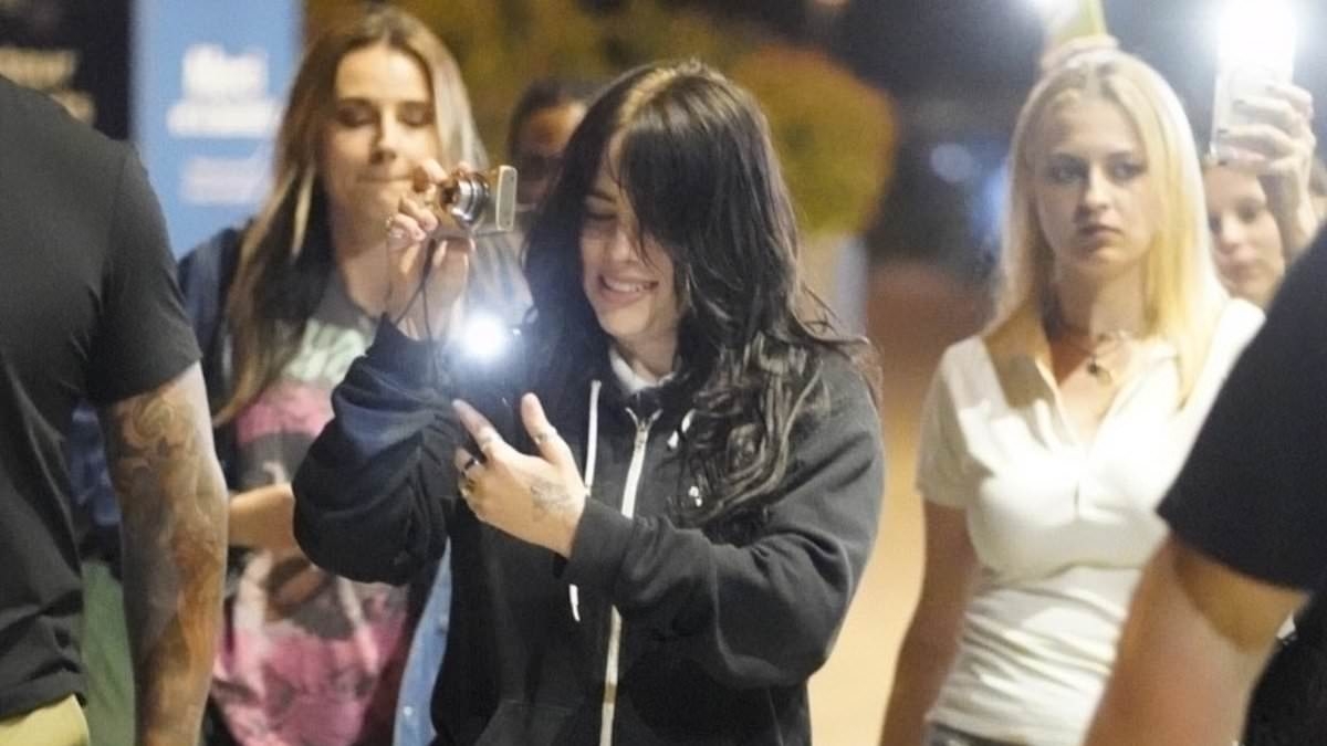 Billie Eilish glows at Paris' Eiffel Tower after confirming romance with new boyfriend Nat Wolff