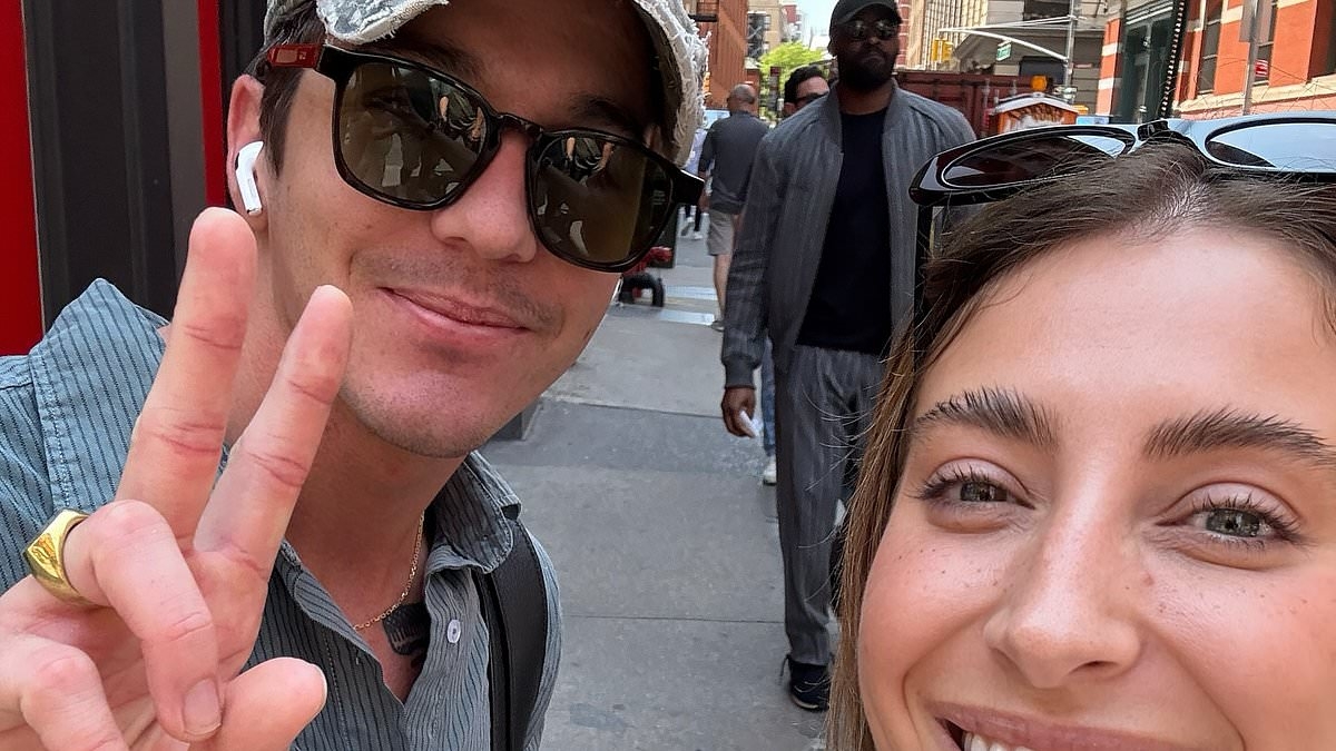 Andy Lee's fiancé Rebecca Harding 'shoots her shot' with major US singer on the streets of New York