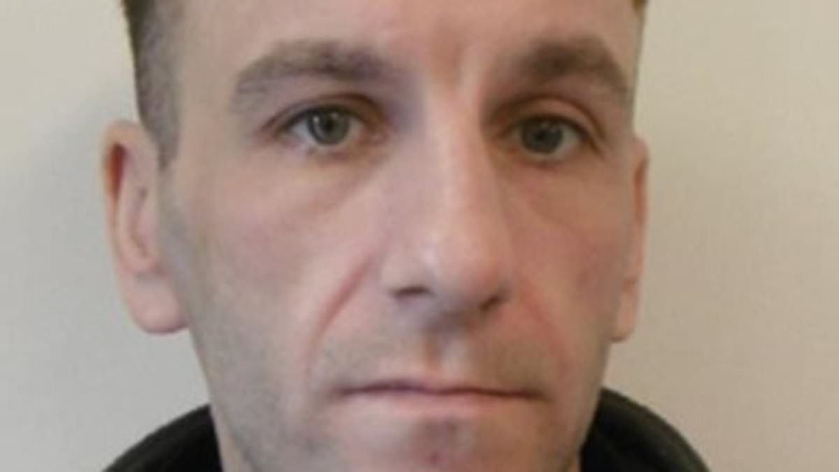 Police hunt on-the-run prisoner, 33, who escaped from jail then boarded train as public are warned not to approach him