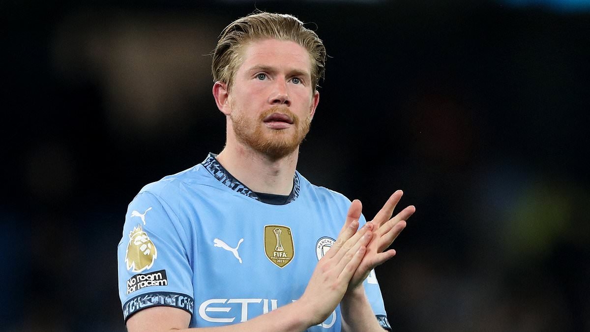 BREAKING NEWS Kevin De Bruyne 'gives green light to two-year deal at new club' - after Man City sign replacement Tijjani Reijnders