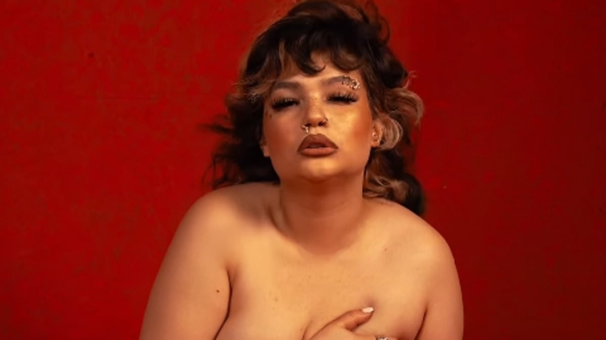 Lola Young shares VERY racy video as she goes topless in latest post to promote her new single One Thing