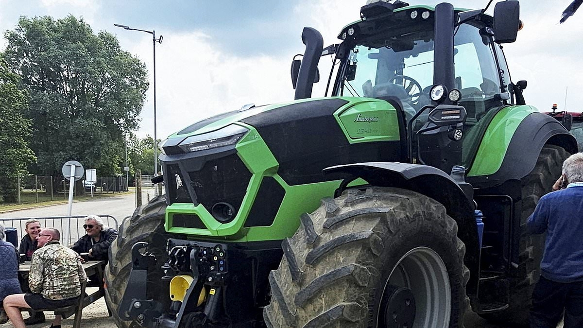 Jeremy Clarkson puts giant £85,000 Lamborghini tractor up for sale just months after buying it for Diddly Squat
