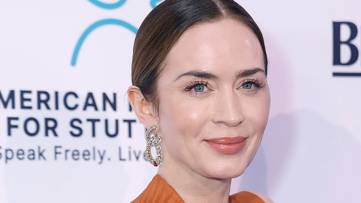 Emily Blunt, 42, debuts strikingly smooth visage as she stuns on the red carpet during glamorous appearance at charity bash in NYC